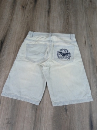 AVIREX jorts z haftem 2000s baggy