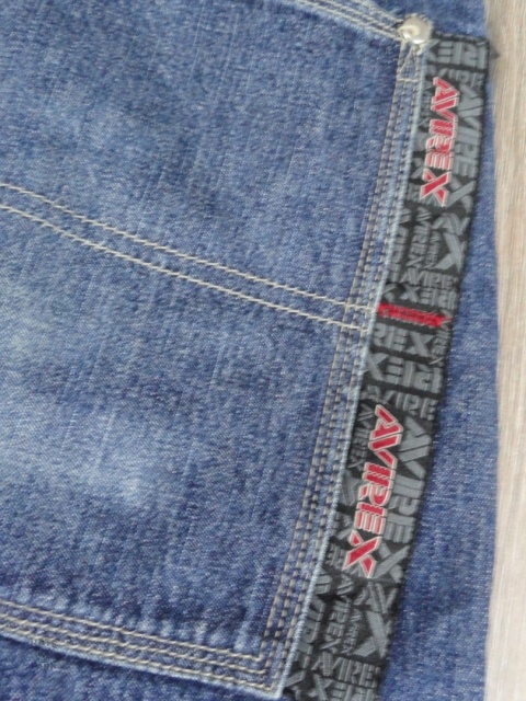 AVIREX spodnie jeansowe 2000s baggy