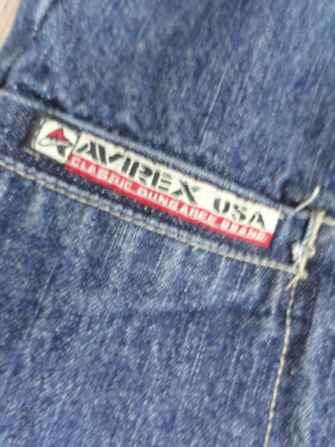 AVIREX spodnie jeansowe 2000s baggy