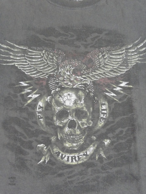 AVIREX t-shirt with skull 2000s