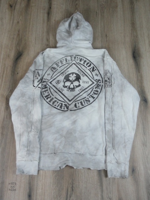 Affliction zip hoodie 2000s