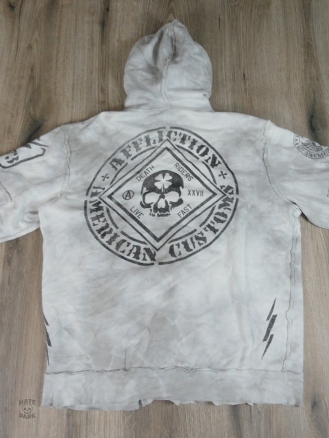 Affliction zip hoodie 2000s