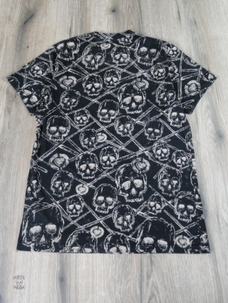 Circa t-shirt full print with skulls 2000s