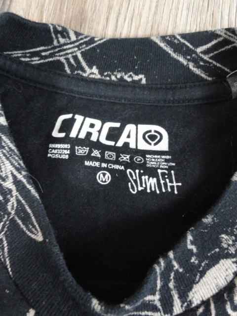Circa koszulka full print w czaszki 2000s