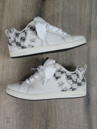 DC shoes court graffik skate shoes 2008 vintage