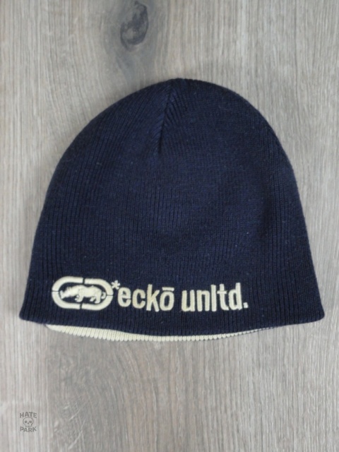 Ecko unltd beanie czapa dwustronna 2000s