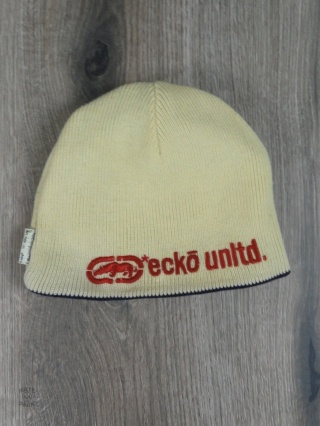 Ecko unltd beanie czapa dwustronna 2000s