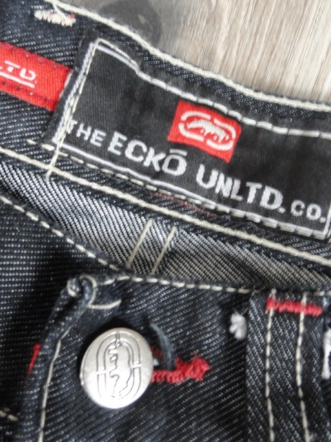 Ecko unltd spodnie jeansowe 2000s baggy