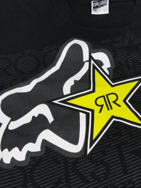 Fox racing x Rockstar energy koszulka 2000s