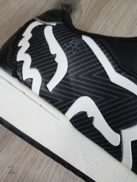 Fox racing default syntetic leather skate shoes chunky 2000s vintage
