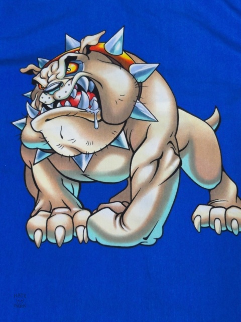 JNCO shirt bulldog 2000s
