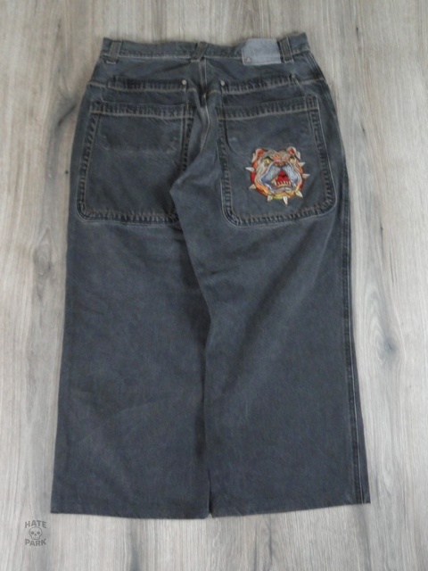 JNCO spodnie jeansowe bulldog 2000s baggy