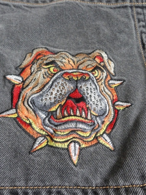 JNCO spodnie jeansowe bulldog 2000s baggy