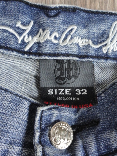 Makaveli spodnie jeansowe 2000s baggy