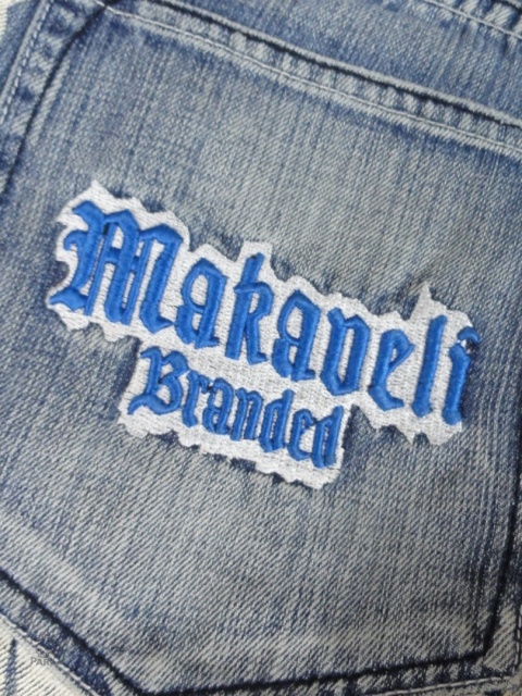 Makaveli spodnie jeansowe 2000s baggy