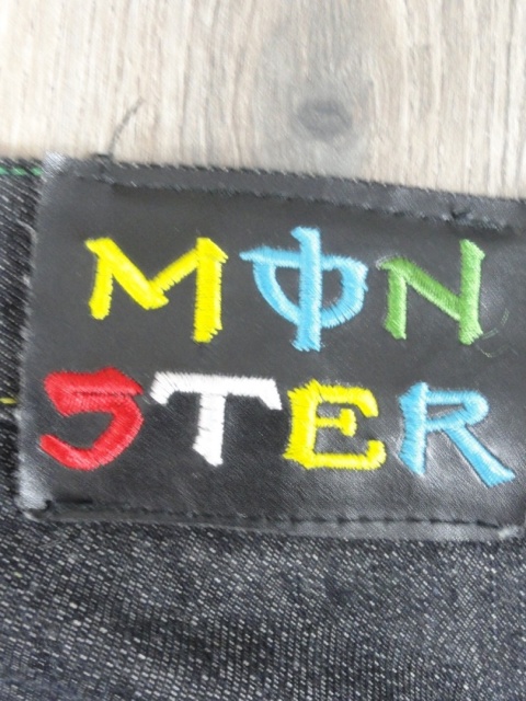 Monster energy x DC shoes 2000s jorts z haftem i przepięknym nadrukiem na udzie