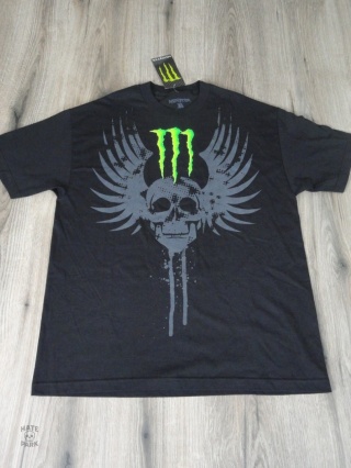 Monster energy koszulka graffiti czaszka nowa z metką deadstock