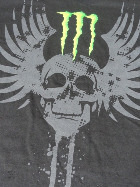 Monster energy koszulka graffiti czaszka nowa z metką deadstock