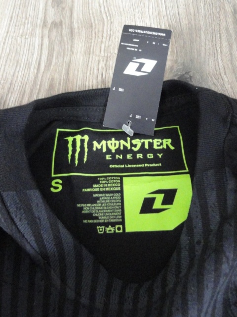 Monster energy koszulka spiral nowy z metką deadstock