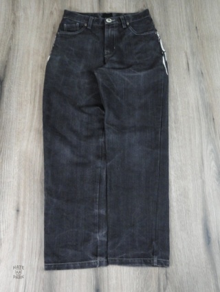 Raw blue jeans 2000s baggy