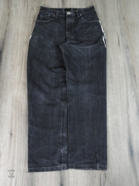 Raw blue jeans 2000s baggy