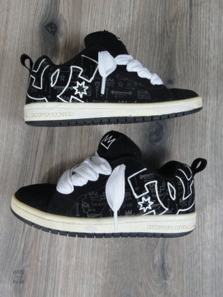 DC shoes x basquiat court graffik skate shoes chunky 2021