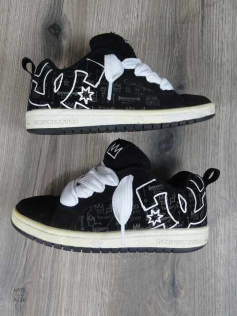 DC shoes x basquiat court graffik skate shoes chunky 2021
