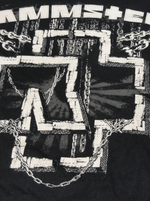 Rammstein koszulka logo w łańcuchach