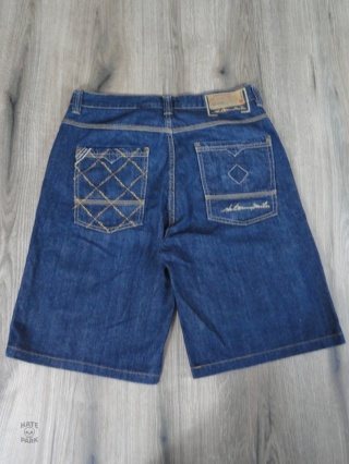 Sir benni miles jorts z haftem 2000s baggy
