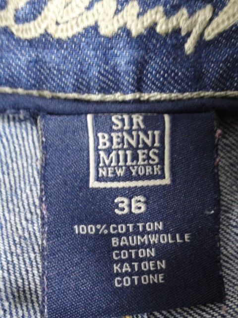 Sir benni miles jorts z haftem 2000s baggy