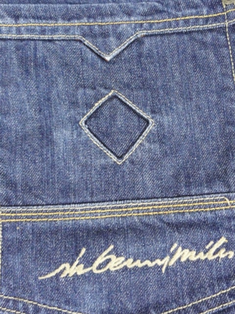 Sir benni miles jorts z haftem 2000s baggy