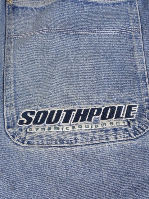 Southpole jorts z haftem 2000s baggy