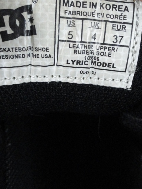 DC shoes lyric 1 czołgi skate buty chunky 2005 vintage