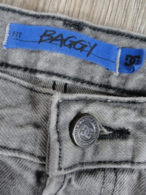 DC shoes spodnie jeansowe baggy