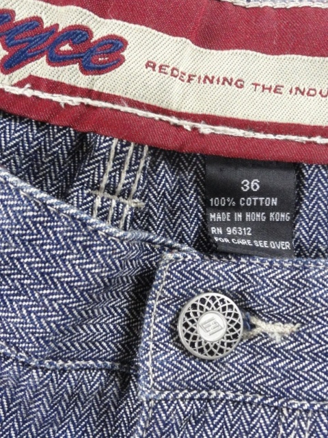 Enyce deadstock spodnie jeansowe baggy workwear 2000s