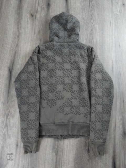 Fox racing sasquatch zip hoodie with fur Royal pattern 2000s