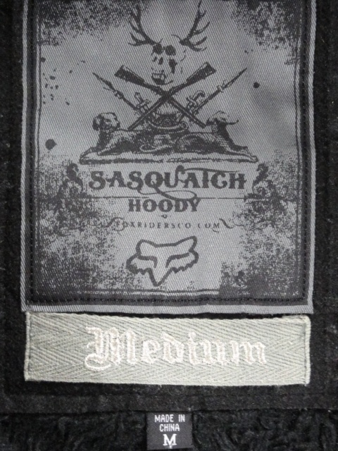 Fox racing sasquatch zip hoodie with fur Royal pattern 2000s