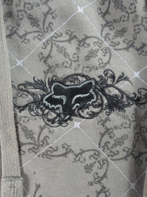 Fox racing sasquatch zip hoodie with fur Royal pattern 2000s