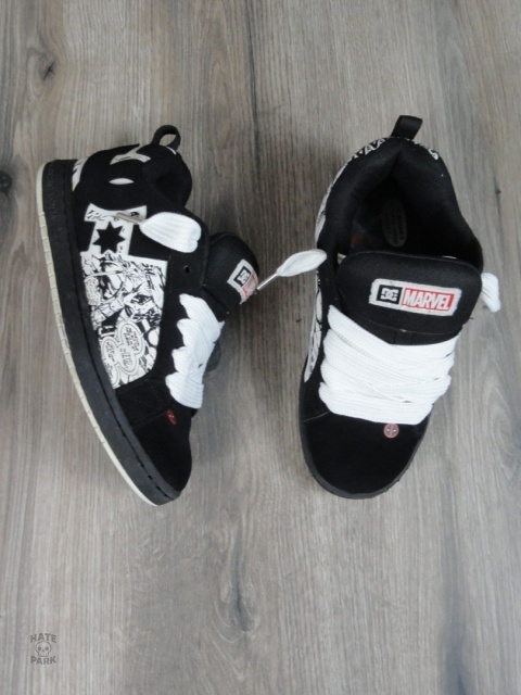 DC shoes x Marvel Deadpool court graffik skate shoes chunky 2022