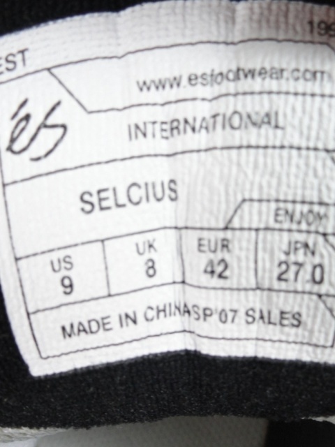 éS Selcius skate buty chunky 2007 vintage