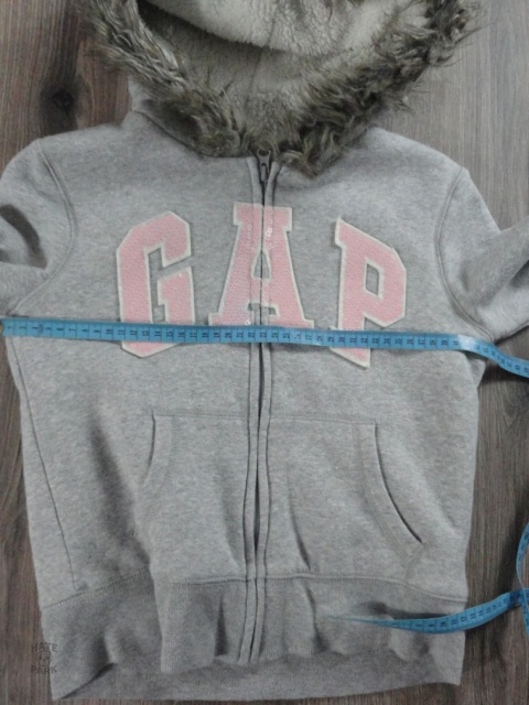Gap fur zip hoodie 2000s