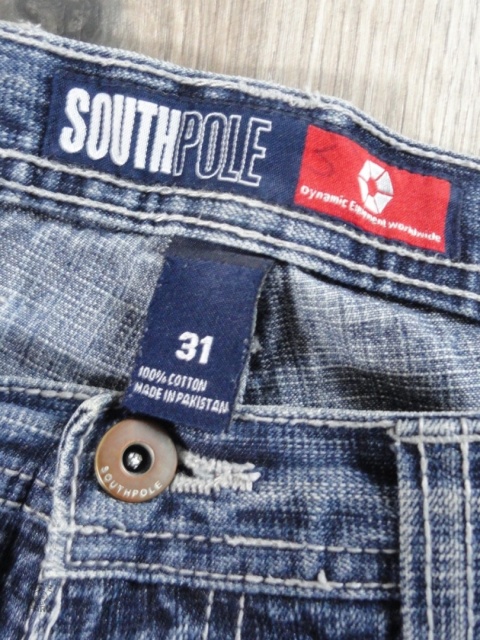 Southpole baggy spodnie jeansowe red tab OG 2000s
