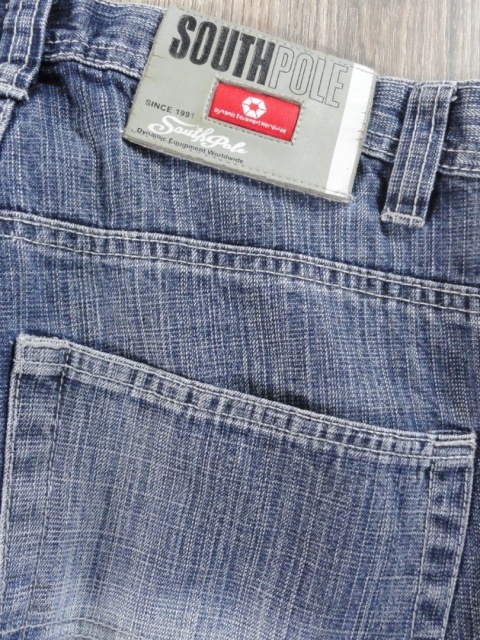 Southpole baggy spodnie jeansowe red tab OG 2000s