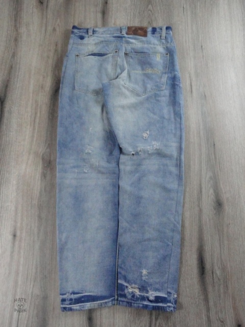 Southpole distressed spodnie jeansowe baggy 2000s