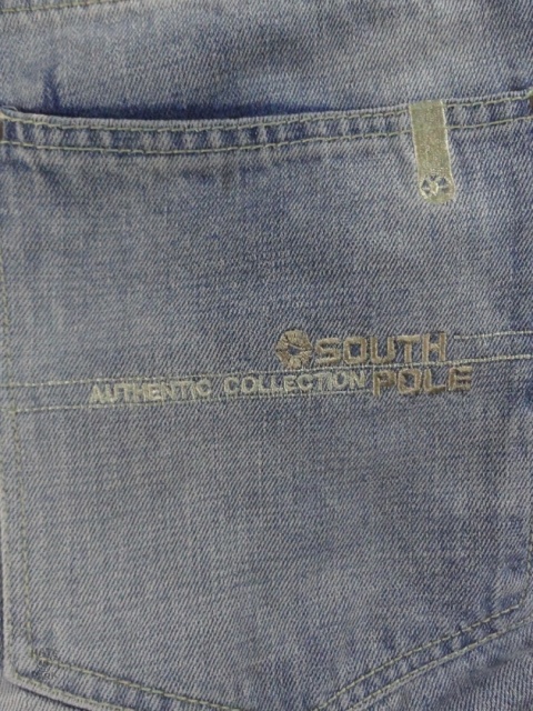 Southpole distressed spodnie jeansowe baggy 2000s